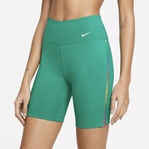 Nike One Rainbow Ladder 7” Performance Shorts, size SMALL Women’s NWOT